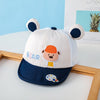 Hat mesh cap - navy blue / 3-12 months (adjustable)