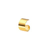 Gold c-shaped ear clip