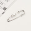 6# silver ~ five-pointed star