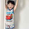 Vest suit blue car / 90cm