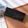 Black button mirror case