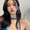 Light blue earrings