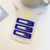 Rectangular blue 3 pack sending cards
