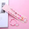 Pink and white cat two-piece set