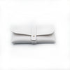 White leather box