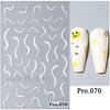 Micro-carved three-dimensional stickers pro070 (cardboard packaging) / normal specifications