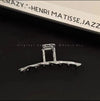 Silver metal clip