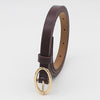 Brown (1.3 wide oval gold buckle yp) / 105cm long