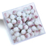 Purple / 8mm hole diameter about 1.5mm 50pcs/pack