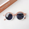 Powder + white [round glasses]