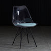 Blue--black metal legs / 40*40*85cm