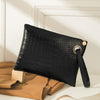 Crocodile print black