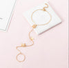 Butterfly one piece thin anklet
