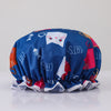 Royal blue cat head / diameter 27cm
