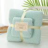Pineapple ginger green / bath towel 70*140cm+ towel 35*75cm