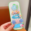 5#blue flower + star hairpin-5-piece set