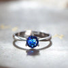 Blue 1 carat / adjustable opening