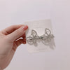 Rhinestone double butterfly / hairpin