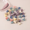 Macaron color system - bow tie / 10 pcs in a box / box color random delivery