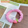 14#strawberry bunny hair tie