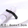 Gray black small circle vertical clip