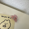 A diamond - small pink clip