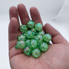 Burst hanging hole - christmas green