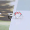 Pink cat paw