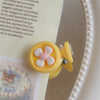 5# yellow small fan mini hairpin