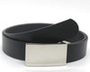 Silver buckle black / length 105cm width 3.2cm