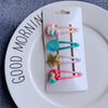 Set of four / paper card packaging