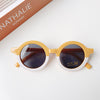 Yellow + white [round fight glasses]