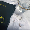 Set of four (real gold plated)
