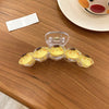 4#transparent big catch-yellow pudding dog