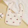 Rainbow - u-shaped cotton bib