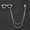 Golden glasses