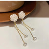 Flower tassels [925 silver needles]