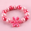 Red / flower bracelet