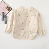 Tpu long sleeve beige olive / the original size s size is suitable for babies from 6 months to 12 months