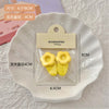 7# yellow flower hairpin