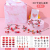 Red diy bracelet set (gift box)