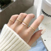 A11 gold 5-piece ring