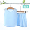 Thin blue vest / 66cm