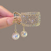 M21 golden rhinestone big pearl