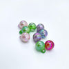 Hanging hole beads - mapei mixed colors