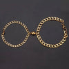 Round gold (pair)