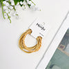 4 pack hair ropes - yellow