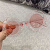 Transparent pink flakes