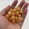 Burst hanging hole beads - orange