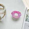 Transparent bracket-eight monsters series-light rose red